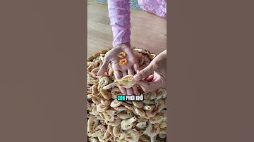 Tôm khô đất thượng hạng nguyên vỏ, thịt chắc, ngon ngọt #food #tomkho #anhthaimientay