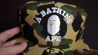 camo bape hat