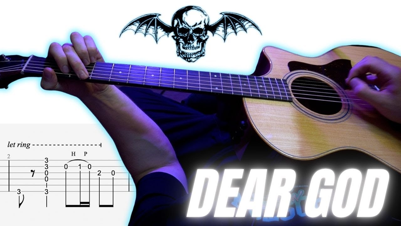 Avenged Sevenfold – Dear God POV Guitar Cover 2025 | SCREEN TABS