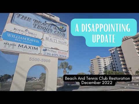 Beach and Tennis Club December Update // Hurricane Ian Recovery and Restoration