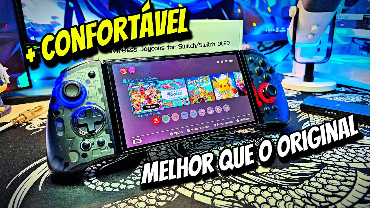 O Melhor JoyCon Bom e Barato para Nintendo Switch! (QRD Stellar T5)