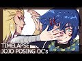 [TIMELAPSE] - JoJo posing with OC's and a GAOMON PD1560 Pen Display Review