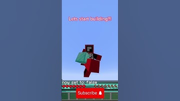 Minecraft Day 2 of placing one diamond block for every subscriber #minecraft #shorts