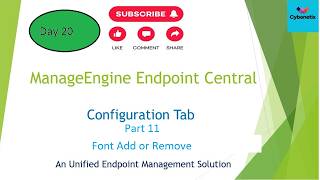 Font Add || Font Remove using ManageEngine || Hindi Font Add or Hindi Font remove
