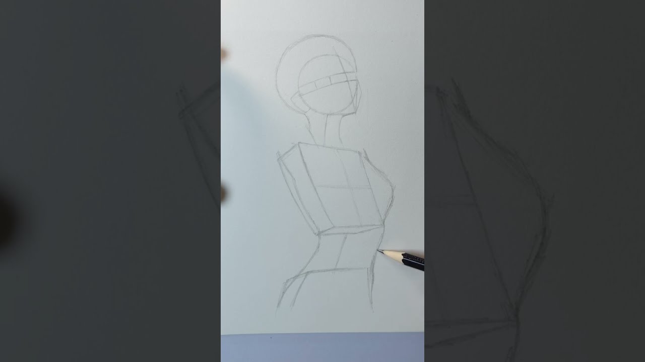 How to Draw an Attractive Pose! Step by Step.