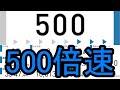20mシャトルランを、500倍速にしてみた