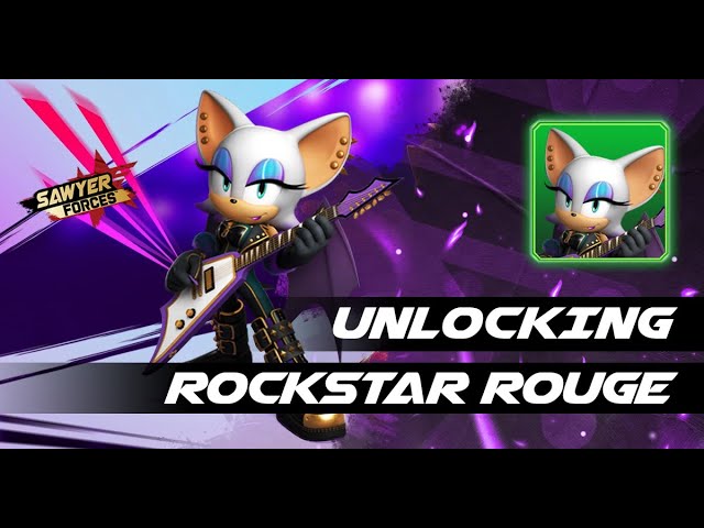 Sonic Forces Speed Battle Render - Rockstar Rouge by