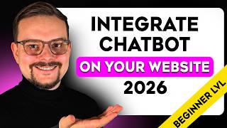 How to Integrate Custom Chatbot On A Website - 2026 (Beginner Guide)