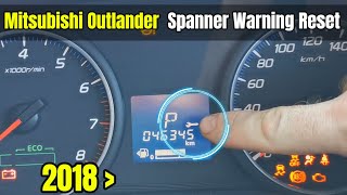 Service Warning Reset - Mitsubishi Outlander 2018 - How To DIY