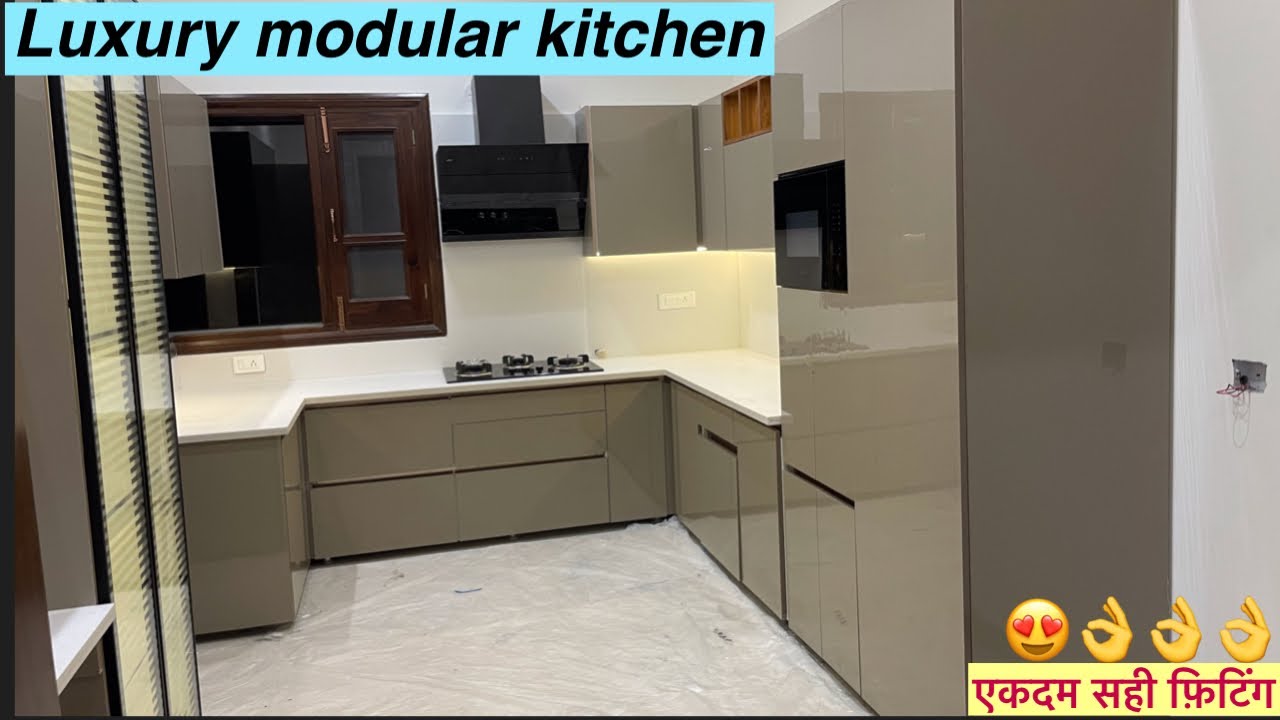 Luxury kitchen fitting in Khana|| best kitchen fitting 2021