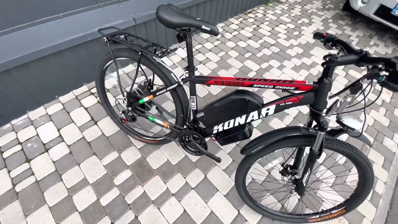 Електровелосипед Cubic-bike Konar 26" 500 W MXUS крила-багажник сигналізація Акб 48 V 10ah