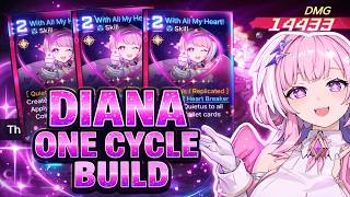 Chaos Zero Nightmare Diana solo DPS one cycle build