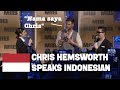 Chris Hemsworth Speaking Indonesian | Men in Black International Tour in Bali May 2019