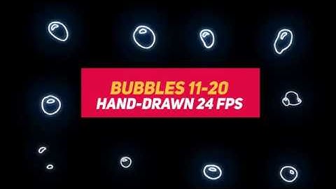 Liquid Elements 3 Bubbles 11-20 | After Effects Template | Elements