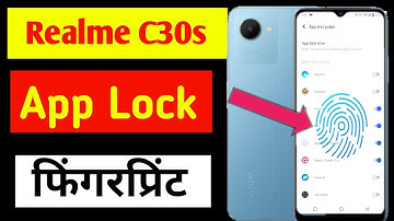 Realme c30s me app me fingerprint lock kaise lagaye ||how to set fingerprint app lock in Realme c30s