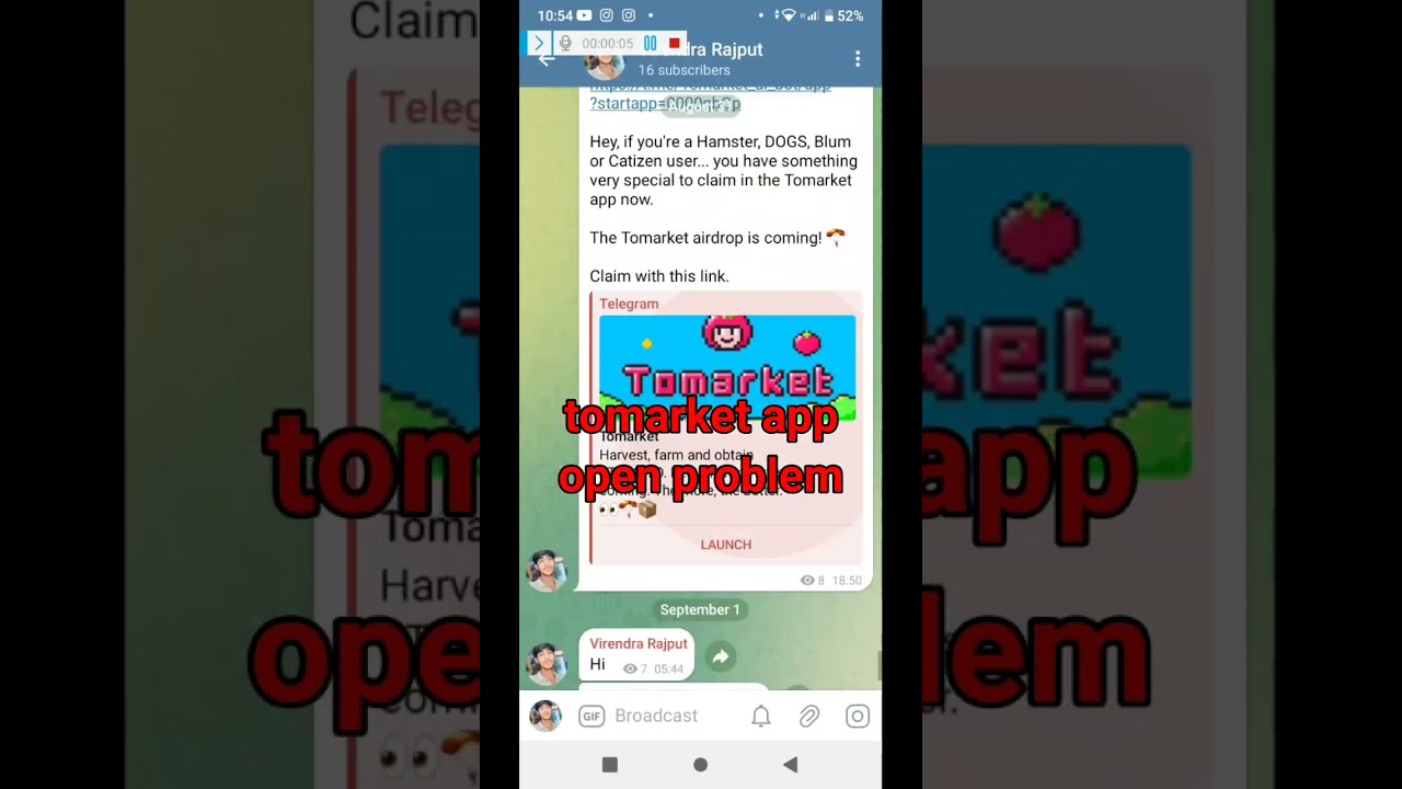 Tomarket app open nhi ho rha hai | tomarket app open problem | new earning app today