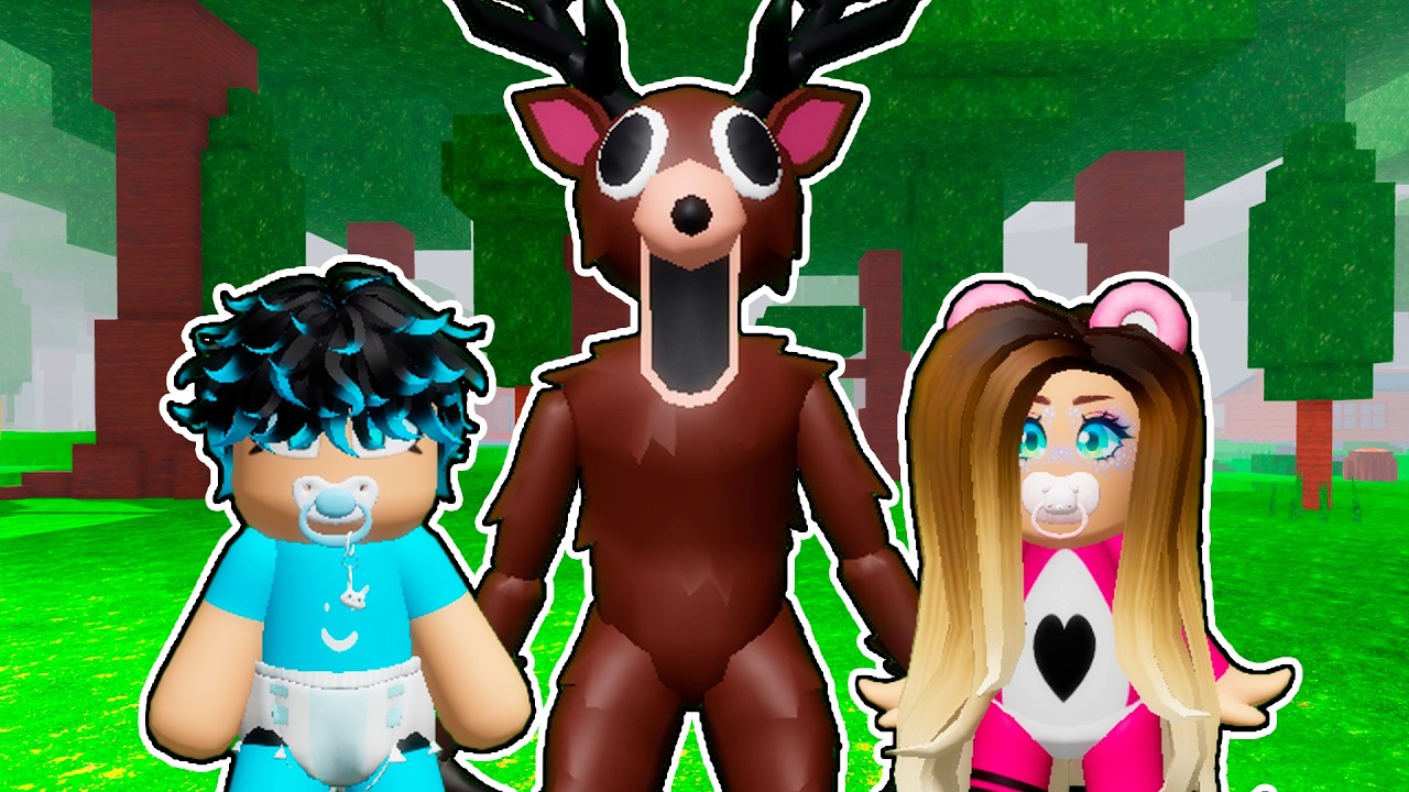 EL CIERVO de 99 NOCHES NOS ADOPTA en Roblox!
