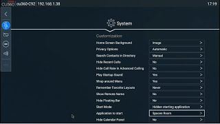 How to enable Spaces Room app as default in CU360 screenshot 4