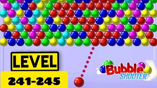 Bubble Shooter Game Play / Bubble Shooter / Bubble shooter Level 241-245🔥