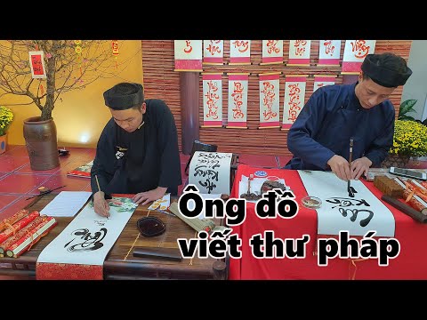 Video Ông đồ viết thư pháp ngày Tết - youtube