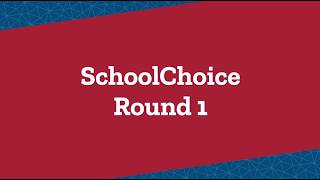 Overview of DPS SchoolChoice Round 1