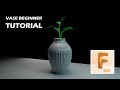 Fusion 360 Beginner Vase Tutorial 🌸