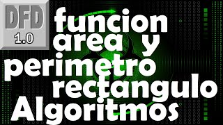 Calcular área y perímetro de un rectángulo dada base y altura.(funciones) //Algoritmos en un minuto