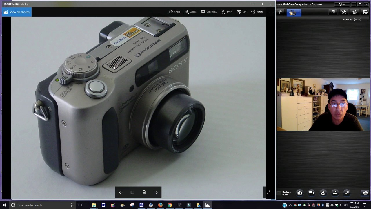 Sony Cybershot Digital Camera  Demo Video 8-2-2017
