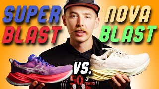 Asics SUPERBLAST vs  Asics NOVABLAST 3