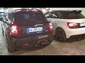 Mini john cooper works 2016 f56  stock exhaust jcw pro pop and bang 3