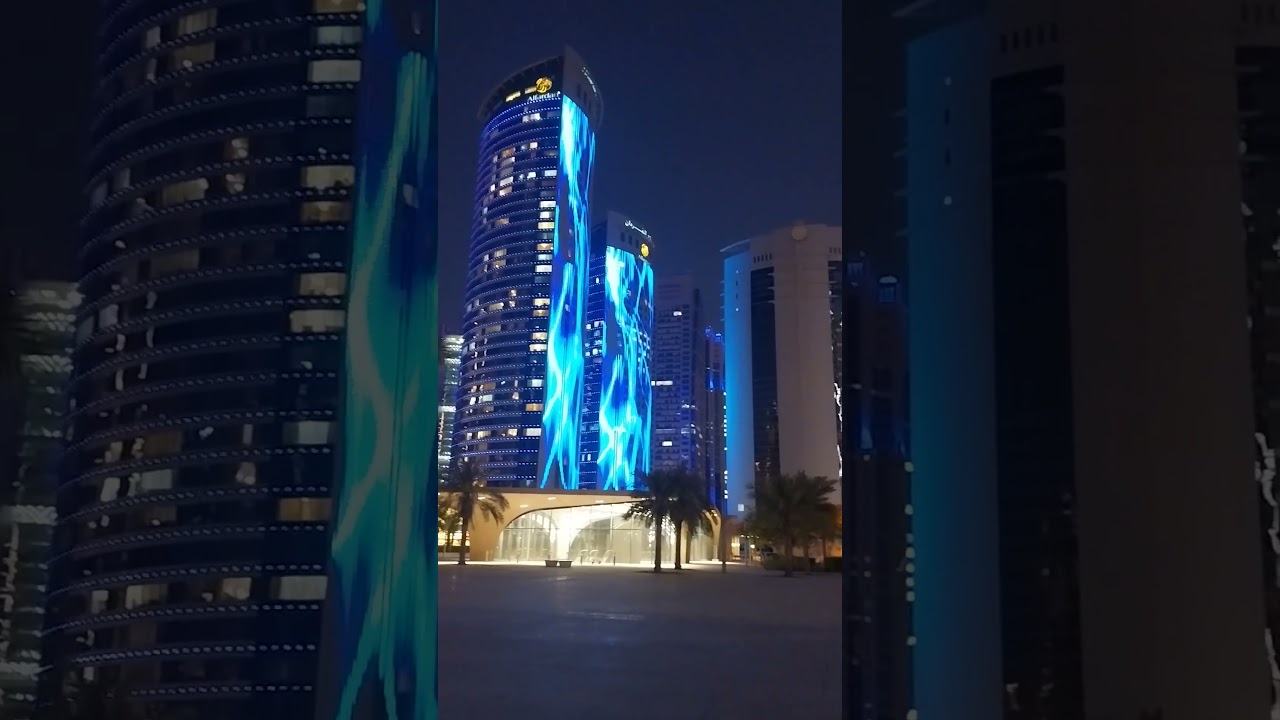 Lights at night - Doha Qatar 