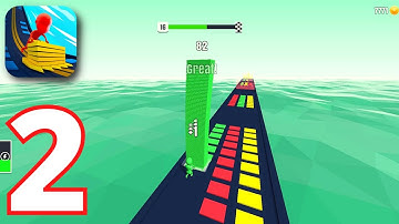 Stack Colours! Game - Android Gameplay Walkthrough , All levels ( iOS , Android ) | Part 02