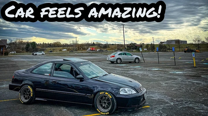 Pov testing out new maxpeedingrods coilovers and raced a car on the highway  !!!