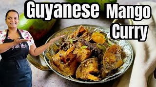 Spicy Mango Curry Simmer In Rich Spices 🔥🤤#ramadanrecipes #guyanese #mangocurry #indianrecipes