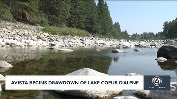 Avista begins drawdown of Lake Coeur d