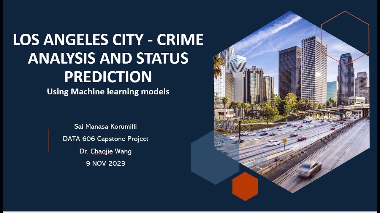 Crime Report Analysis and Status Prediction - Los Angeles City - YouTube