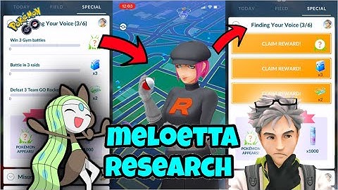 FINDING YOUR VOICE 3/6 | MELOETTA RESEARCH - POKEMON GO