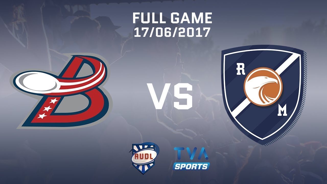 Washington DC Breeze VS Montreal Royal GAME 17/06/2017 AUDL TVA
