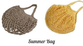 Summer bag crochet/borsa mare uncinetto