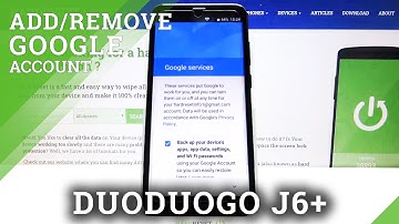 How to Manage Google Account on DUODUOGO J6+ - Google User