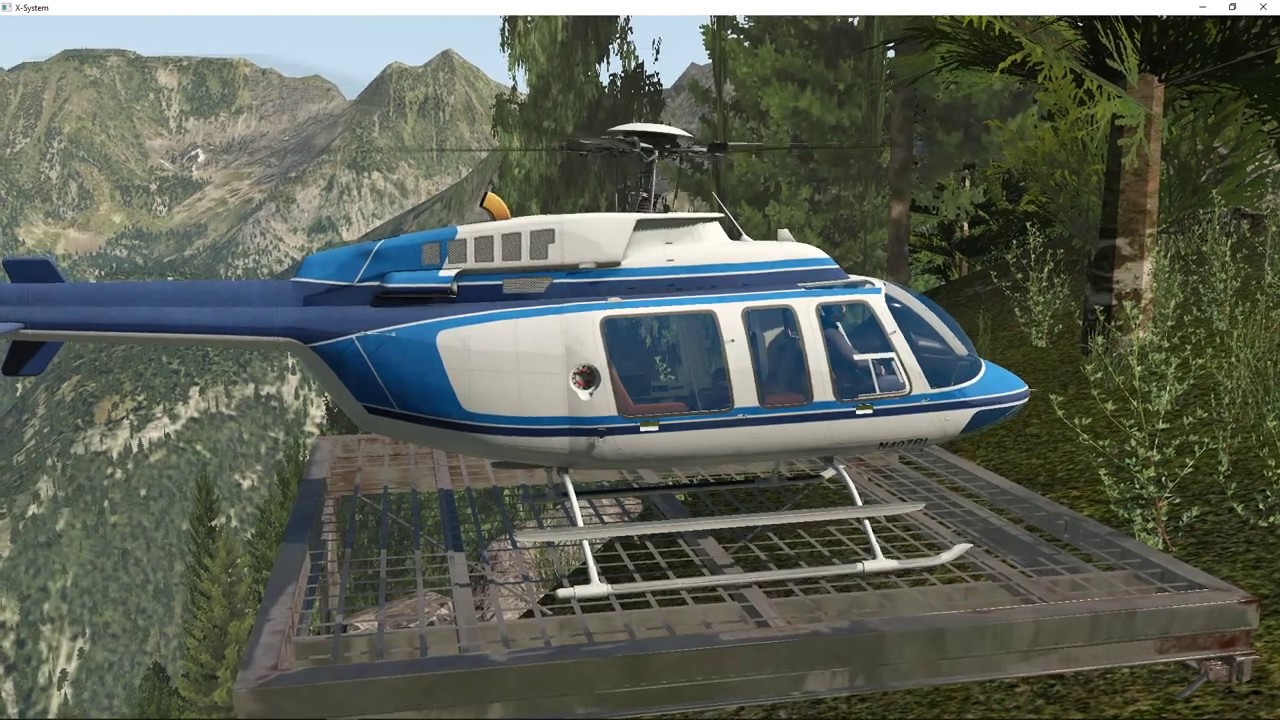 X Plane 11 Bell 407 Bell 206 Old Style Color Fictional Repaint x-plane-11-bell-407-bell-206-old-style-color-fictional-repaint
