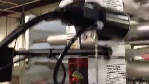 Printing on Flexible Plastic Film by industrial printer RNJet100 | RN Mark