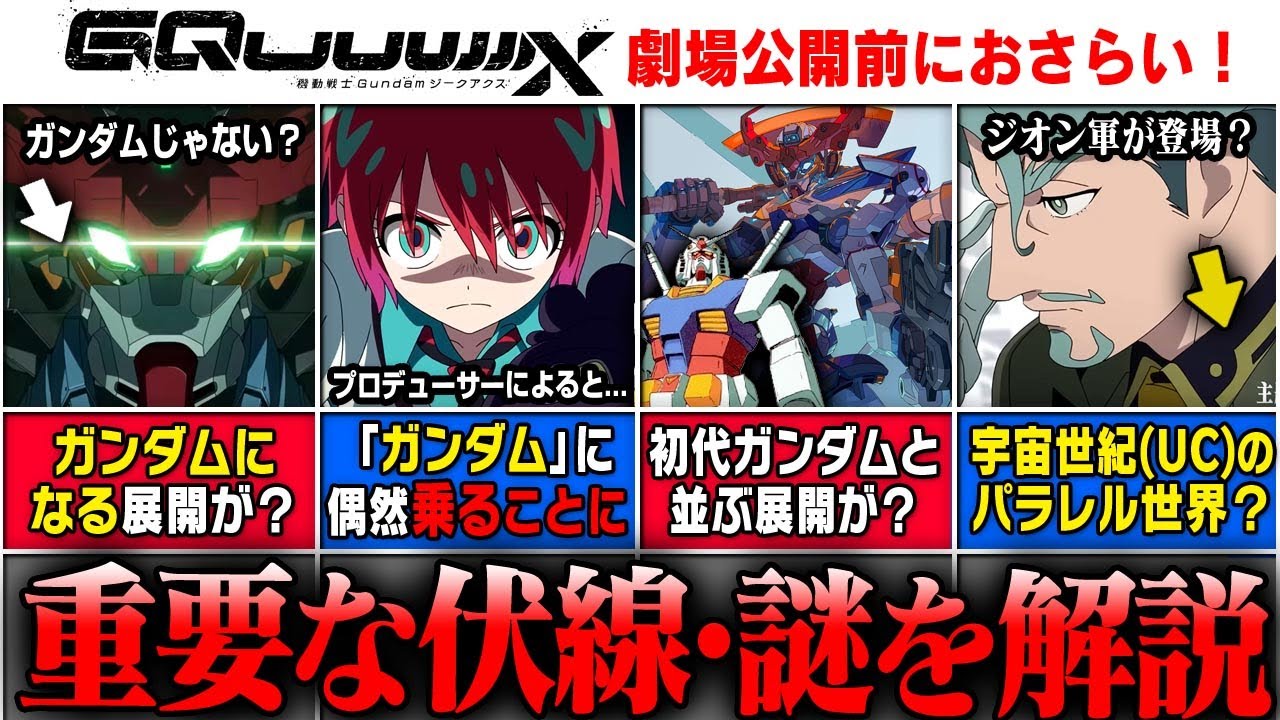A recap before the release! [Mobile Suit Gundam GQuuuuuuX (Zeek