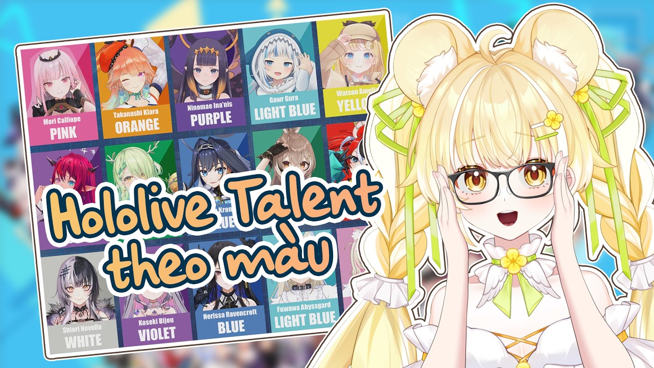 THỬ XẾP HẠNG TALENT CỦA HOLOLIVE THEO MÀU | TANI KAMI