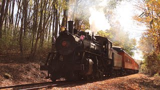 Steaming Through Autumn: Chasing Arcade & Attica 18 on The Fall Foliage Steam Excursion 10/18/25