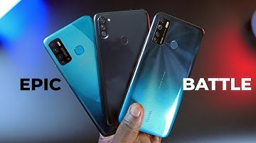 Samsung Galaxy A11 vs Infinix Hot 9 vs Tecno Spark 5 - Epic Battle