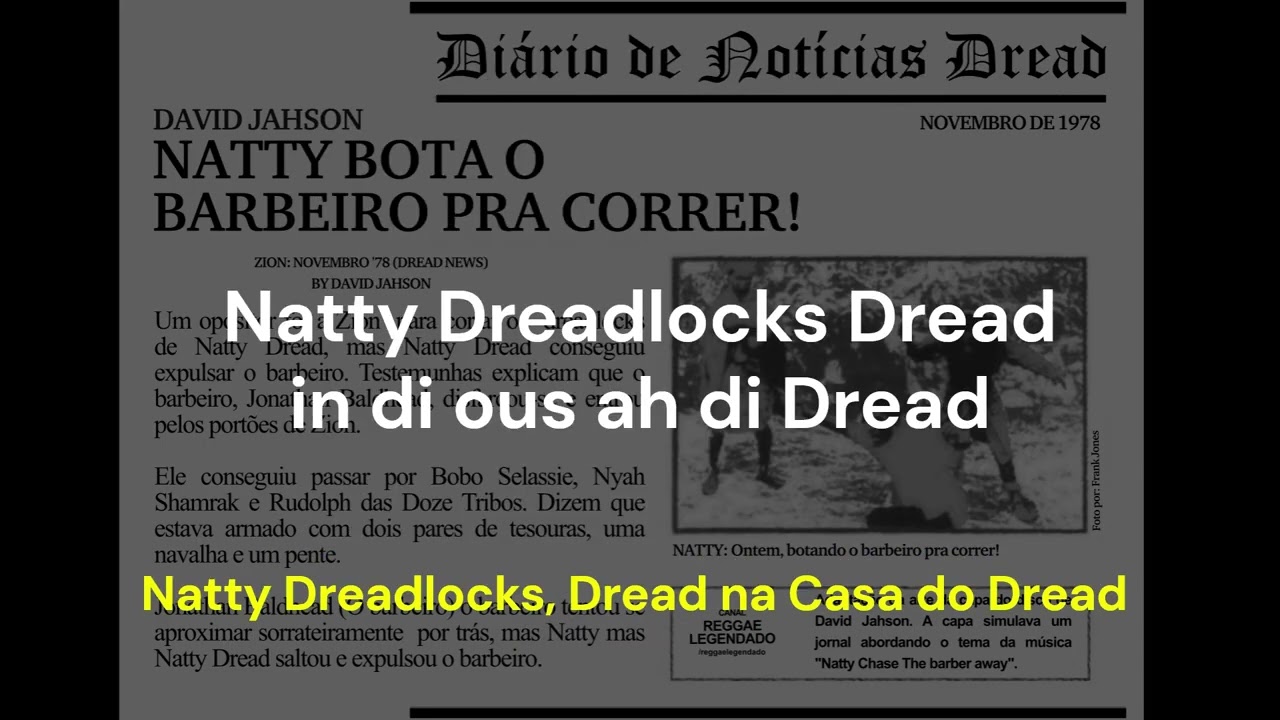 David Jahson - Natty Chase The Barber [ LEGENDADO/TRADUÇÃO] reggae