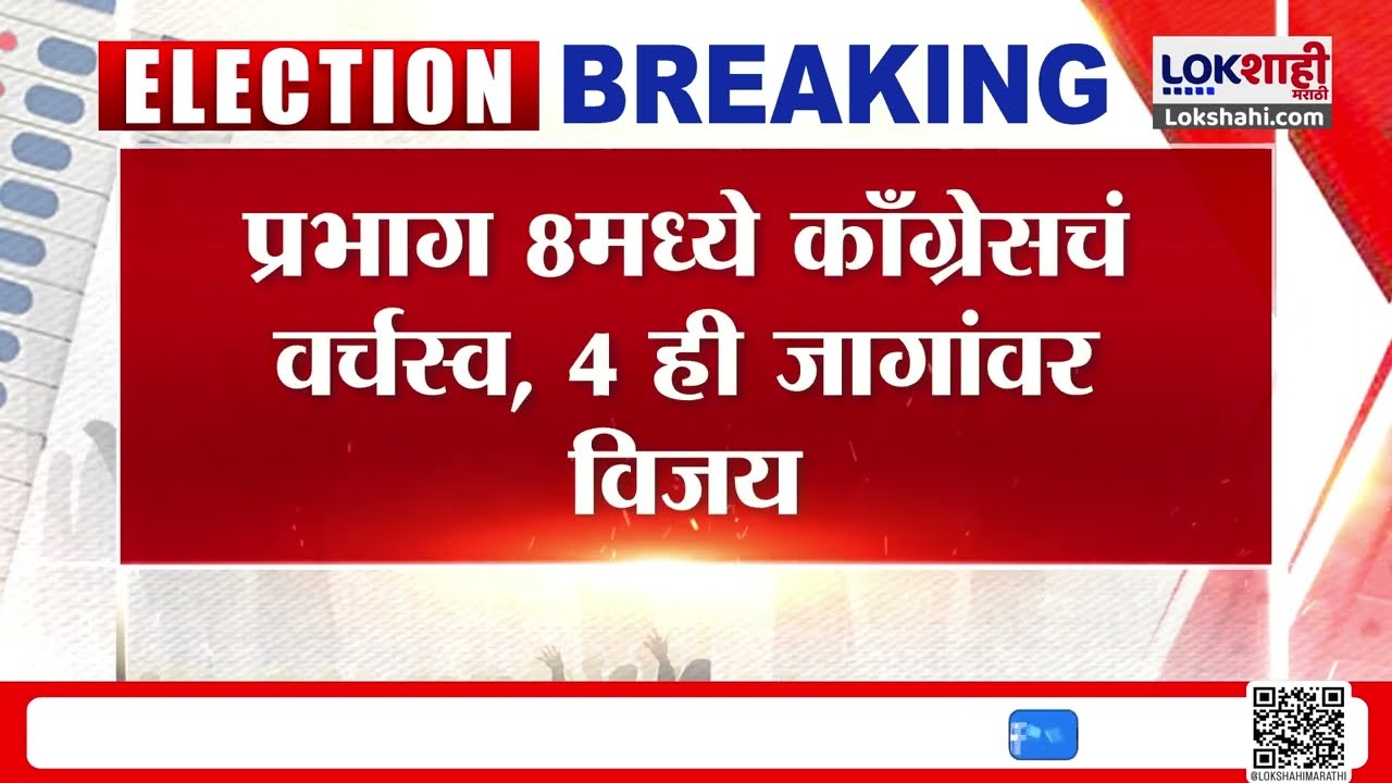 BJP Election Results | भाजपचा वरचष्मा ,11 जागांवर भाजपचा विजय, 5 जागा काँग्रेसच्या खात्यात