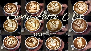 happy Swan Latte Art World Champion Umpaul 예쁜 백조 라떼아트  월드챔피언 엄폴  #latte#art#swan
