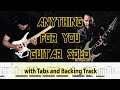 Mr. Big Paul Gilbert ANYTHING FOR YOU Guitar Solo with Tabs and Backing Track by Alvin De Leon
